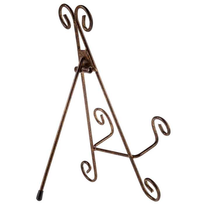 Antique Gold 11" Tall Single Plate Easel Hobby Lobby 816975